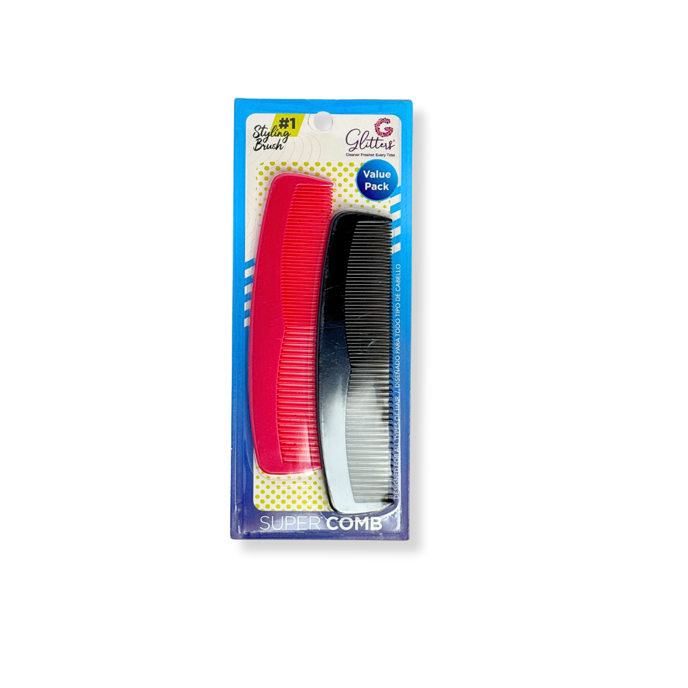 2pcs Mini Travel Hair Comb Set