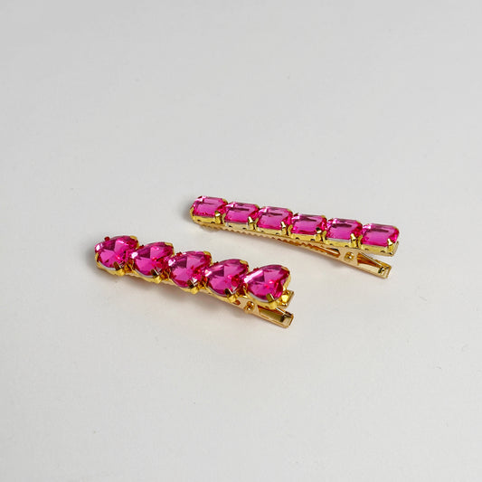 Blush Blossom Hairclips