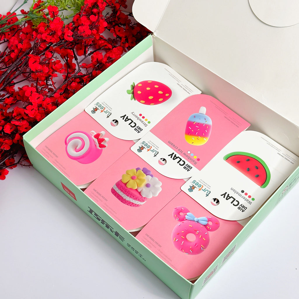 Unisex 6pcs Air Dry Clay