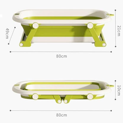 Grey Alphabet Foldable Bathtub