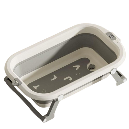 Grey Alphabet Foldable Bathtub