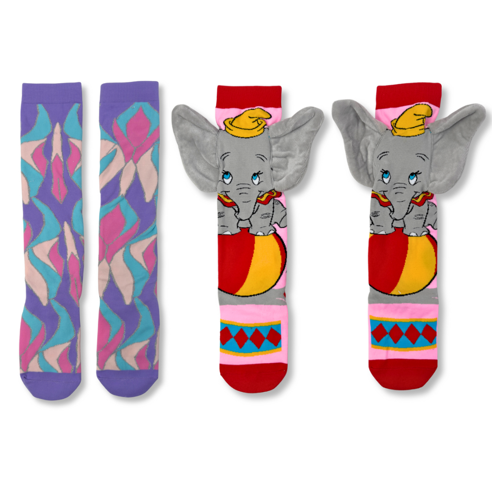 Abstract Elephant Funky Socks Set