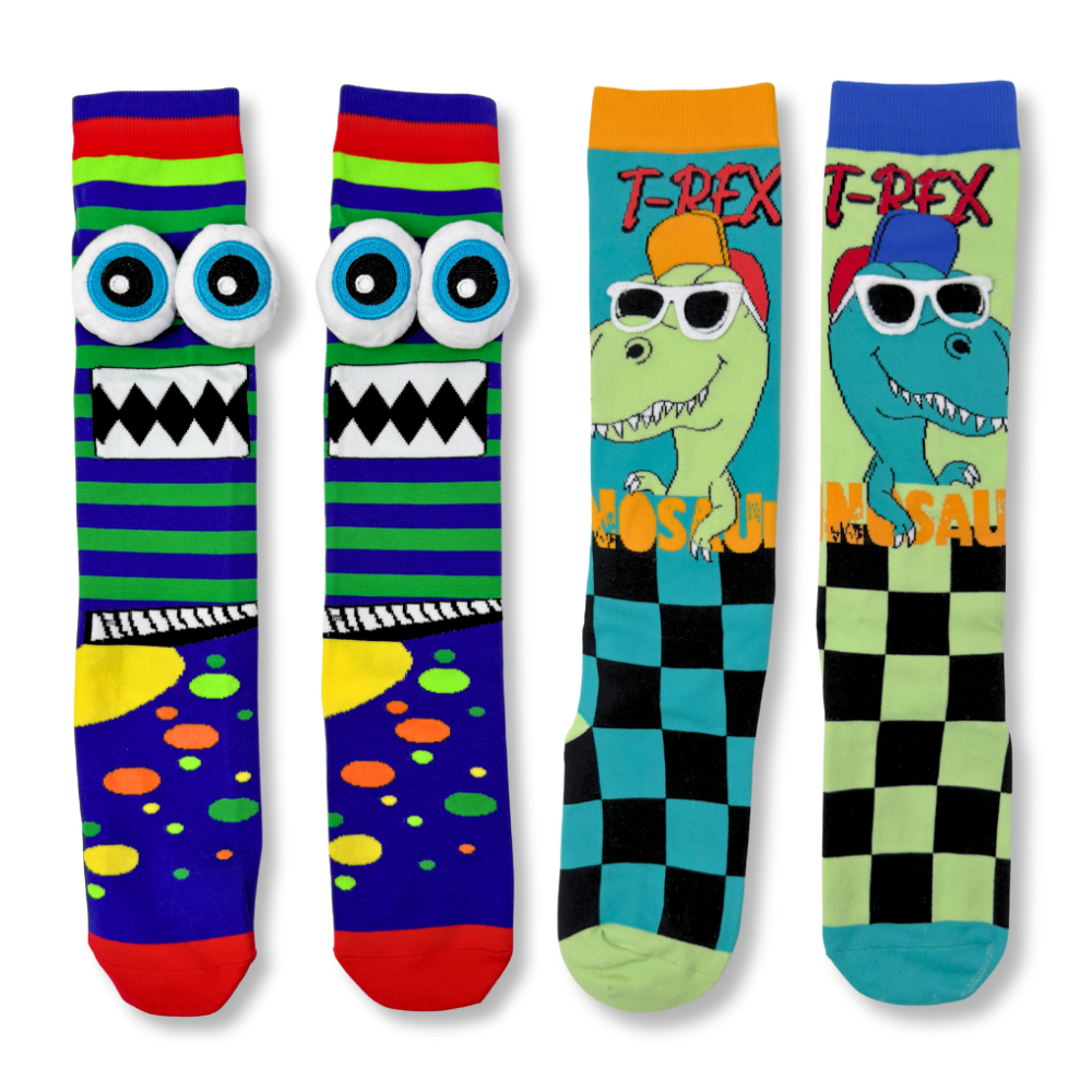 Monster Duo Funky Socks Set