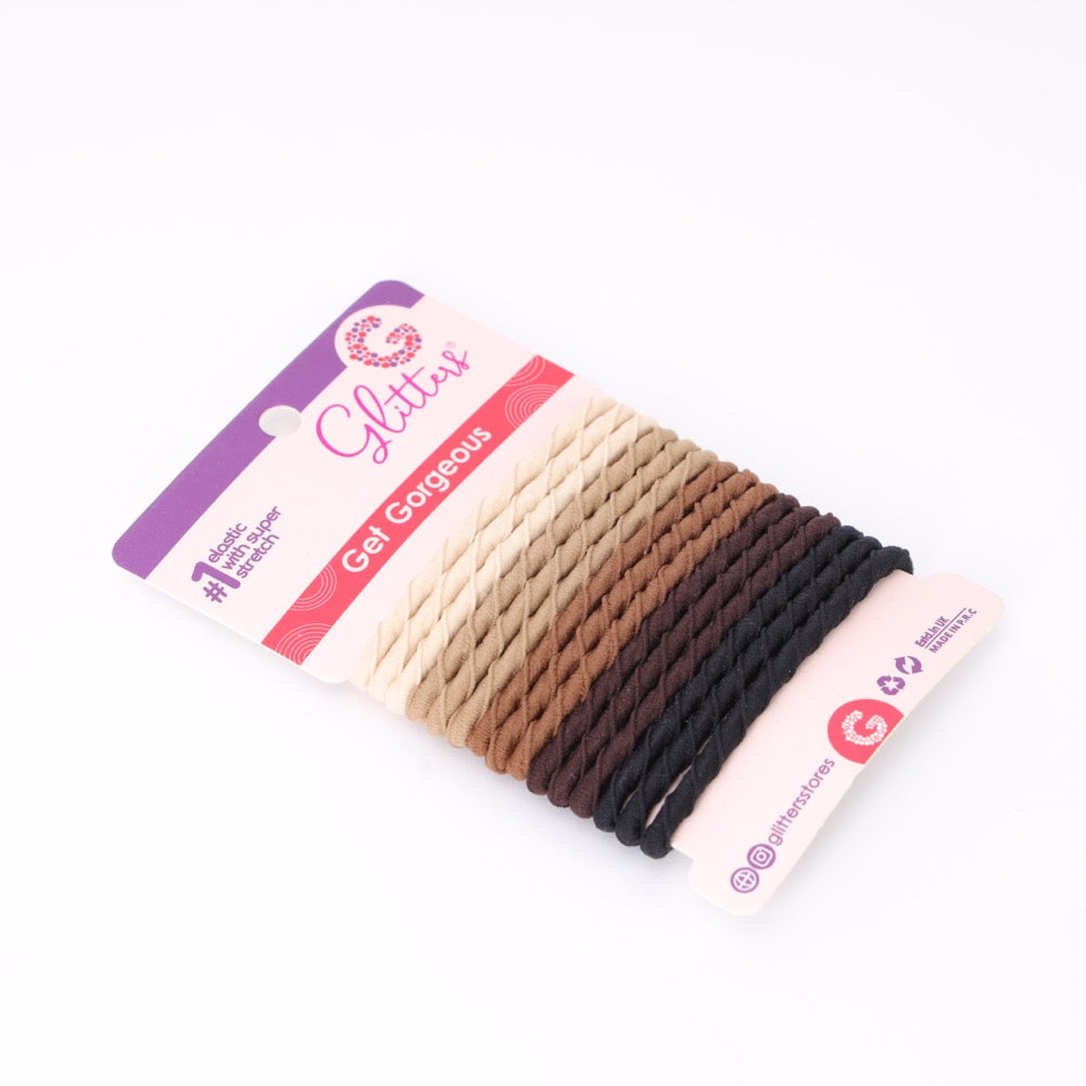 22pcs Brown Hairties