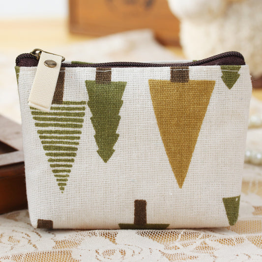 Fabric Tree Coin Purse