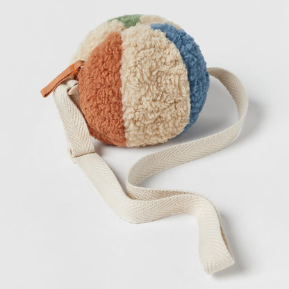 Furry Mini Crossbody Ball Bag