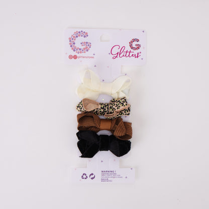 Brown Leopard Shades Bow Set