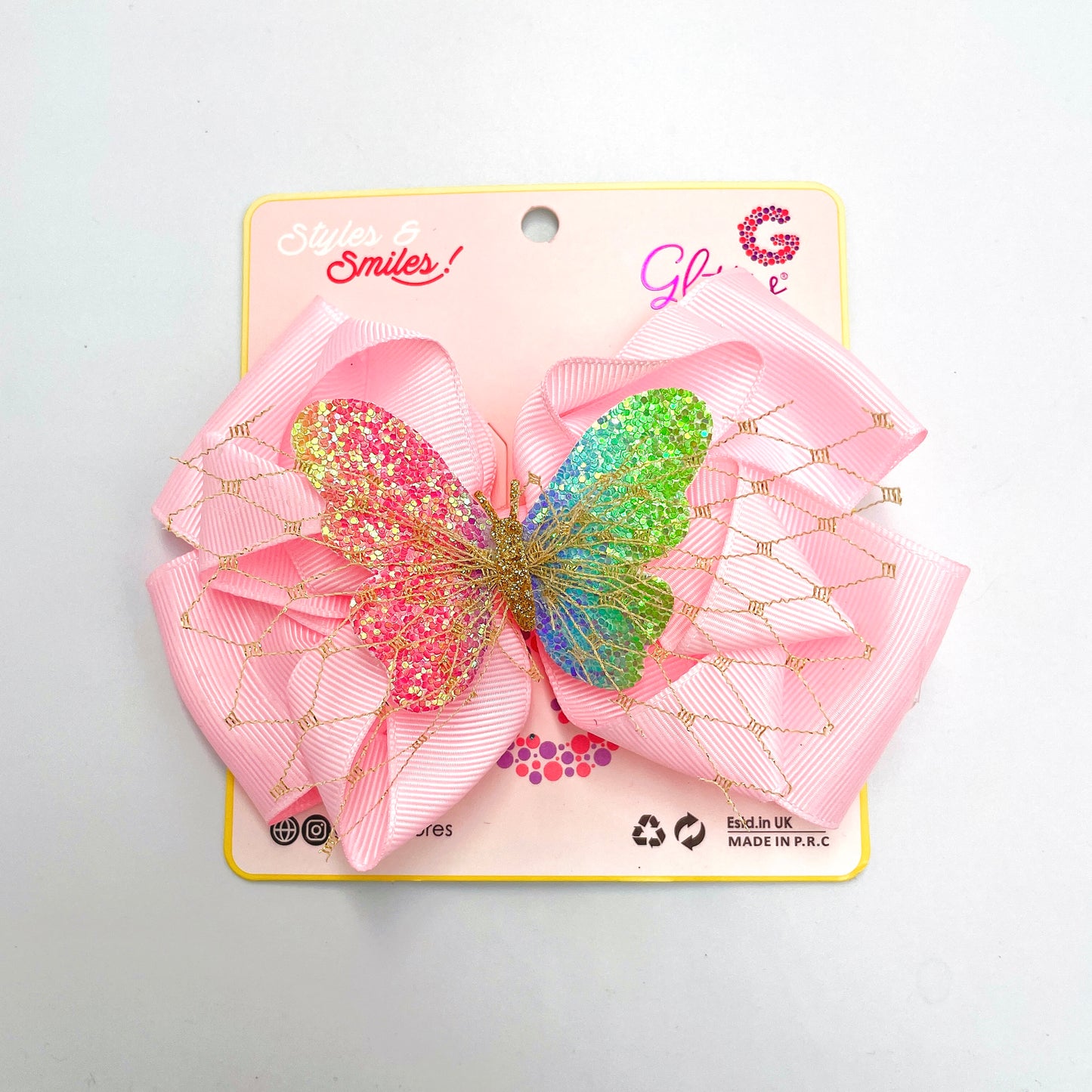 Rainbow Flutter Hair Clip