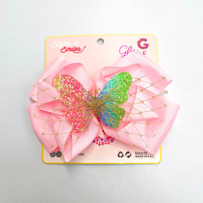 Rainbow Flutter Hair Clip