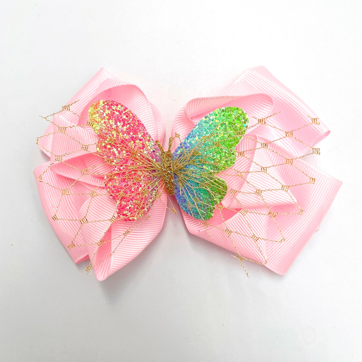 Rainbow Flutter Hair Clip