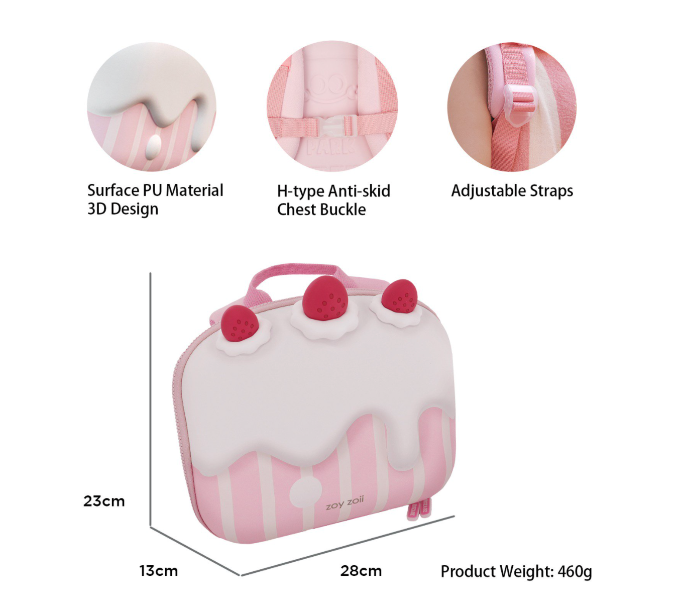 Cake roll Hard Backpack