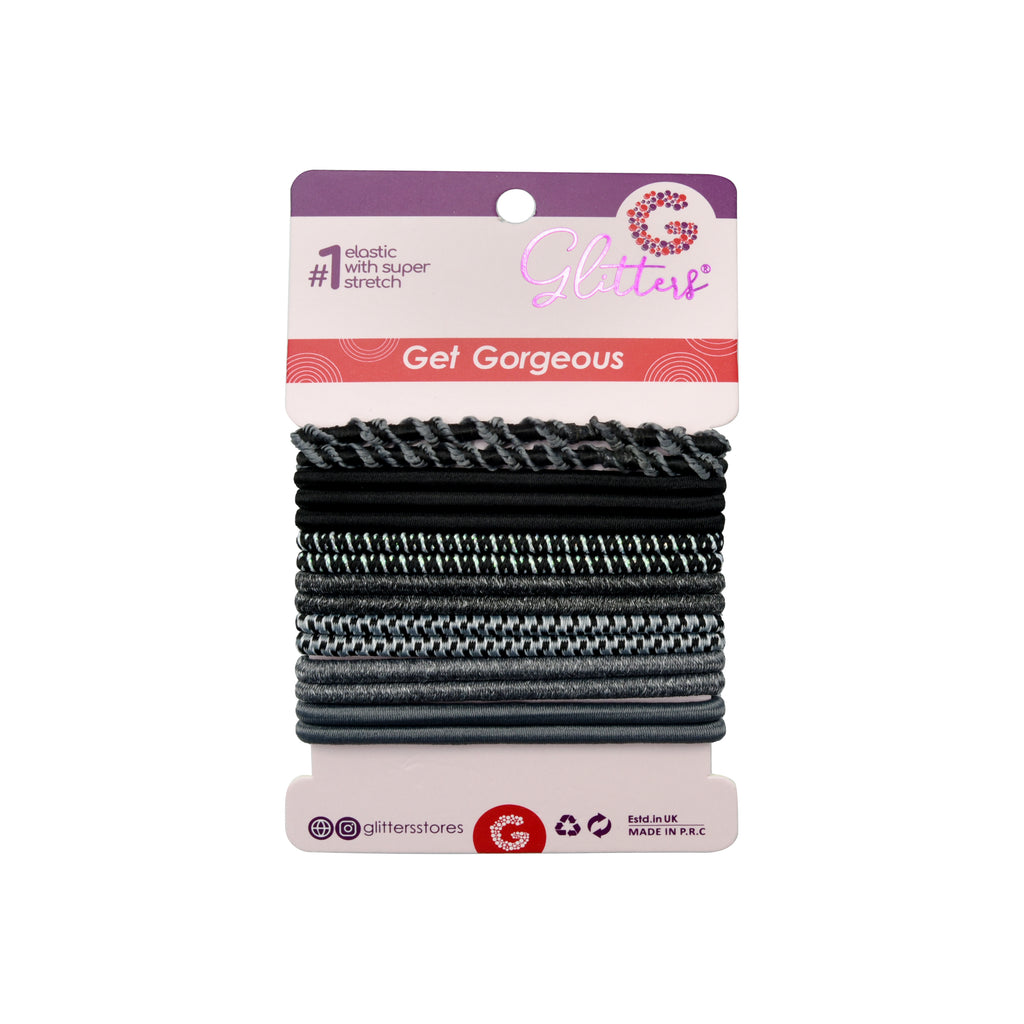 Black Hair Tie Accessory Set