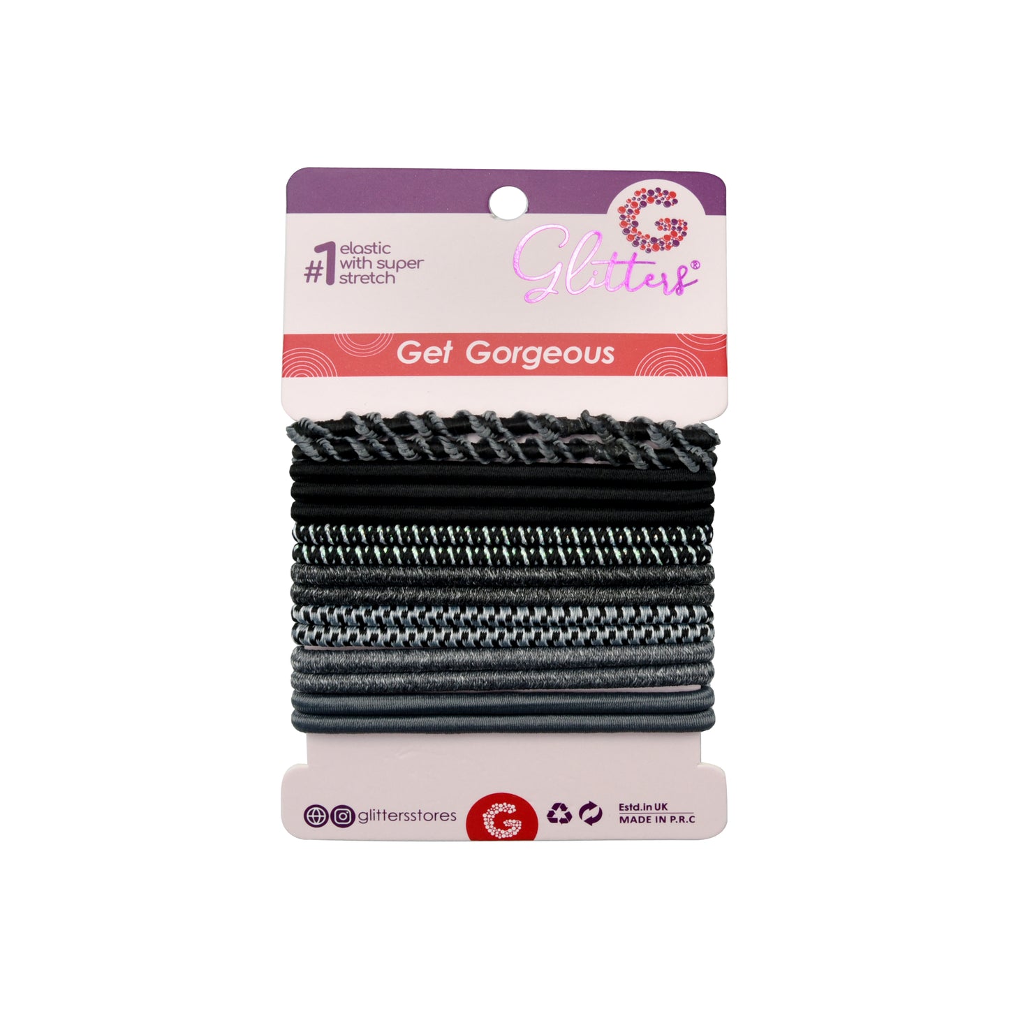 Black Hair Tie Accessory Set
