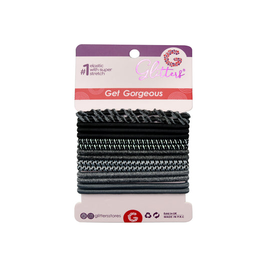 Black Hair Tie Accessory Set
